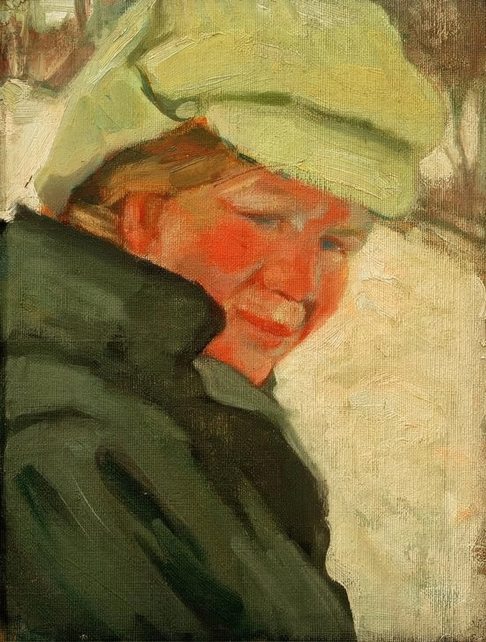 Ritratto di Maria Franck con cappello bianco - Kochel Am See, Museo Franz Marc